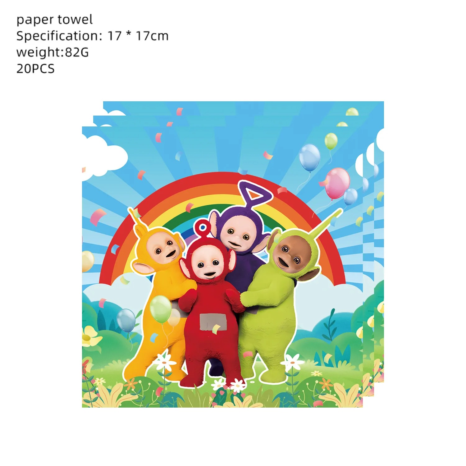 Teletubbies Birthday Party Dec - Table Cloth Disposable のレビューと価格