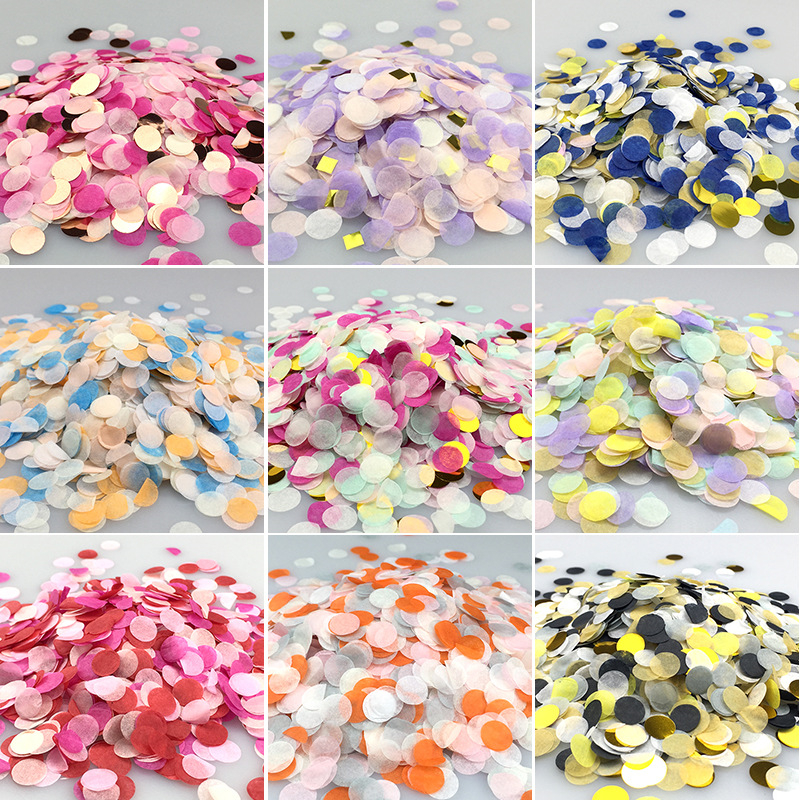 1000pcs/bag 1cm Paper Confetti - Confetti Cannon Tube のレビューと価格