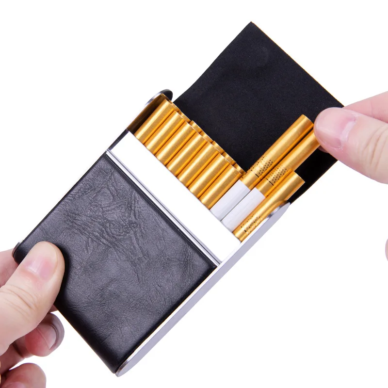 Leather Metal Cigarette Case,  - Event & Party Supply Photos のレビューと価格