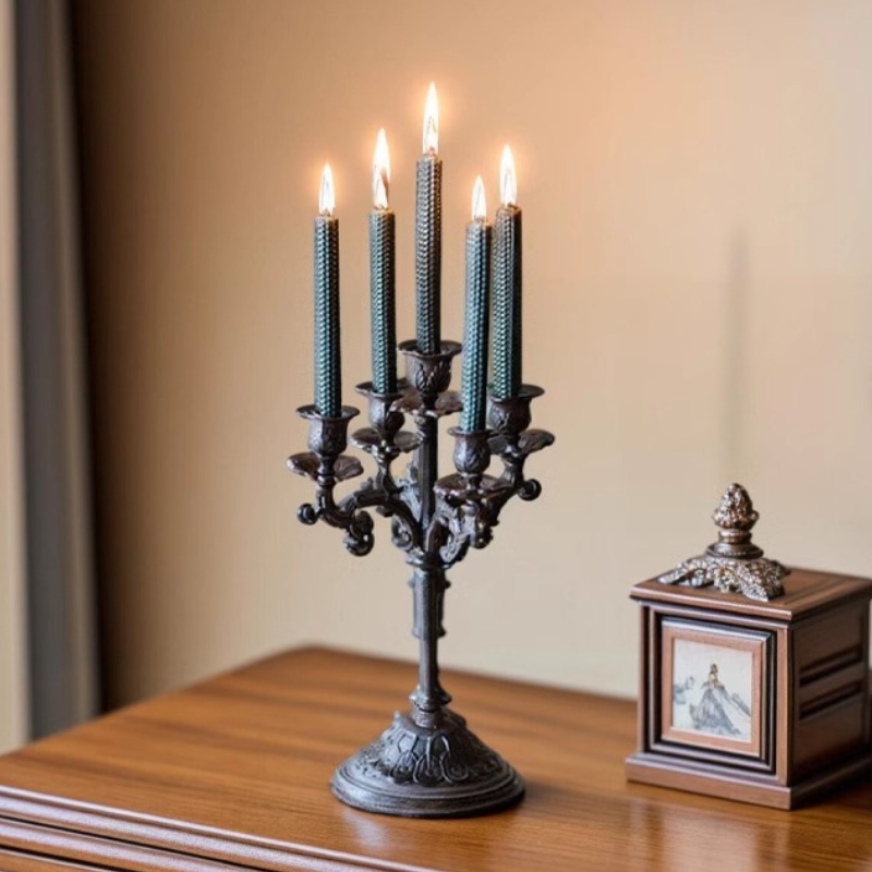 Vintage Iron Candle Holders Lu - Centerpiece Stick のレビューと価格
