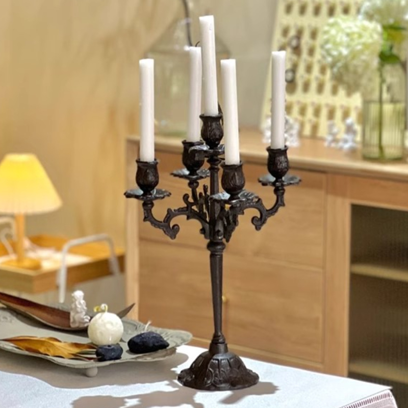 Vintage Iron Candle Holders Lu - Centerpiece Stick のレビューと価格