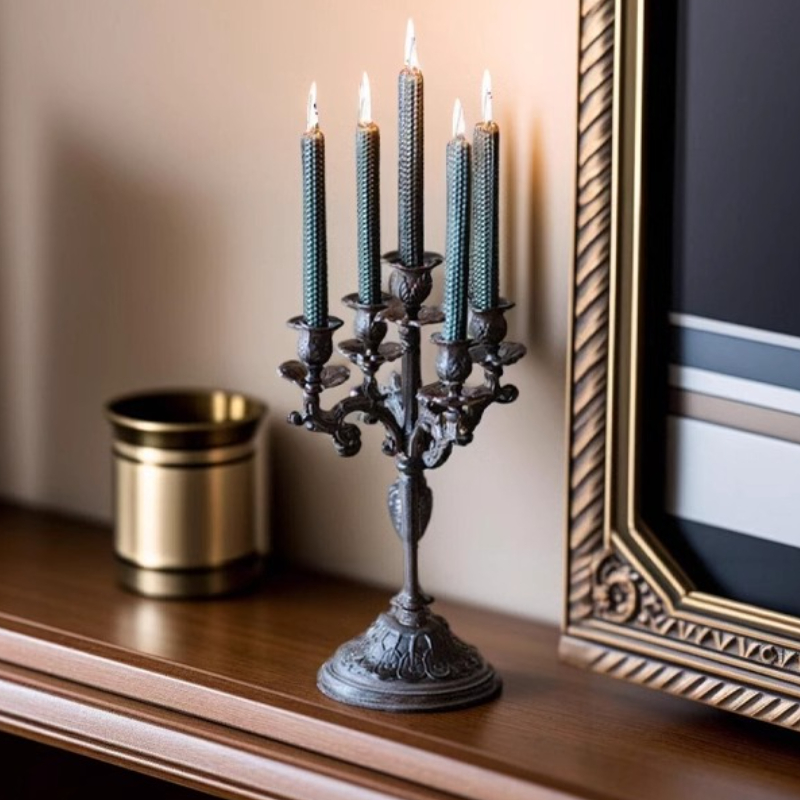 Vintage Iron Candle Holders Lu - Centerpiece Stick のレビューと価格