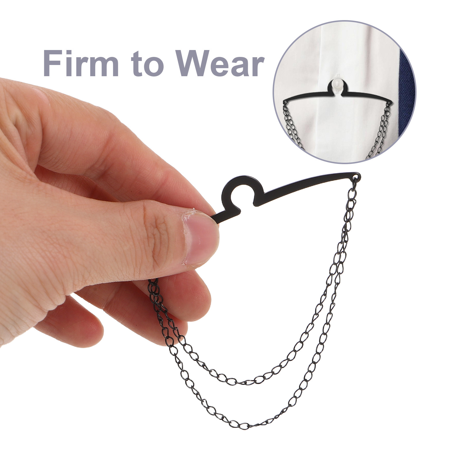 3pcs Shirt Tie Clips For Men C - Event & Party Supply Photos のレビューと価格