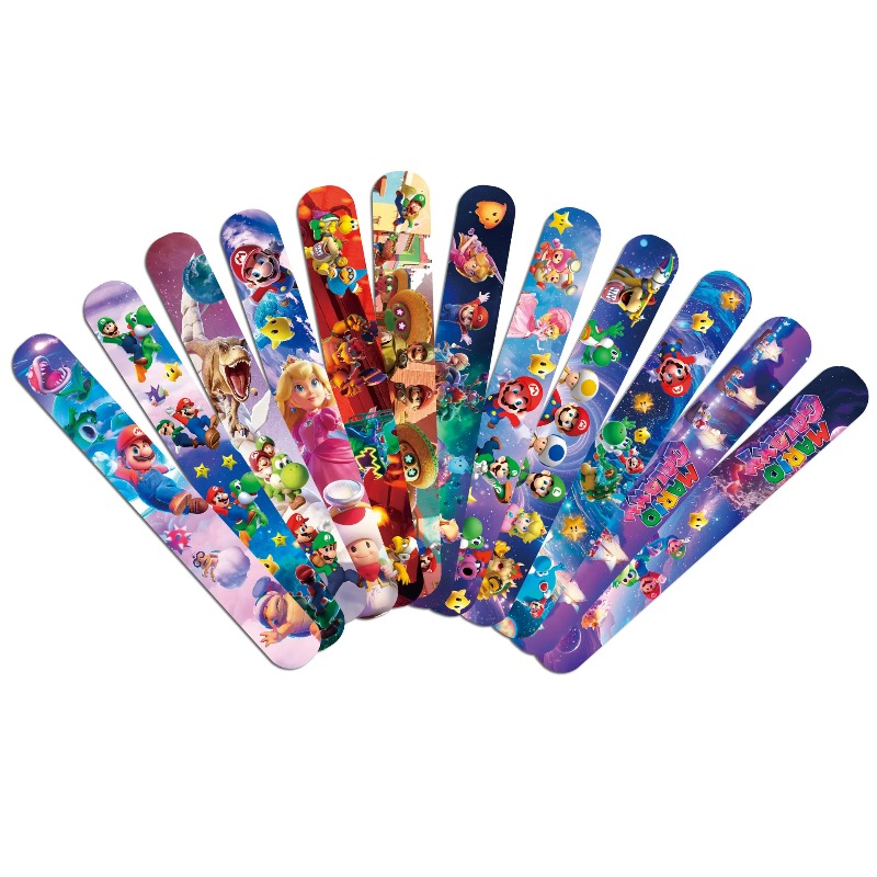 Super Mario PVC Slap Bracelets - Event Supplies のレビューと価格