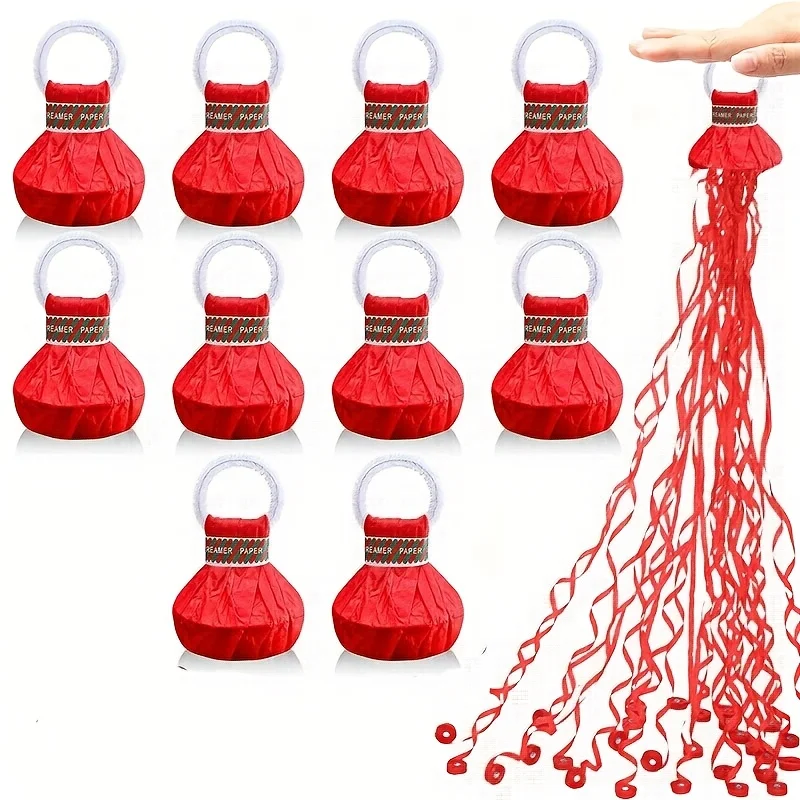 Red Hand Throwing Streamers Co - Confetti Cannon Tube のレビューと価格