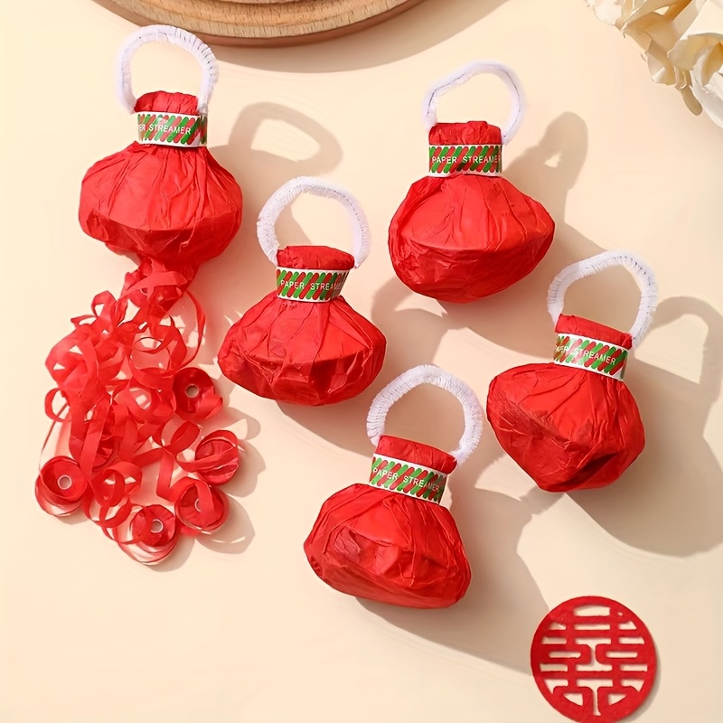 Red Hand Throwing Streamers Co - Confetti Cannon Tube のレビューと価格