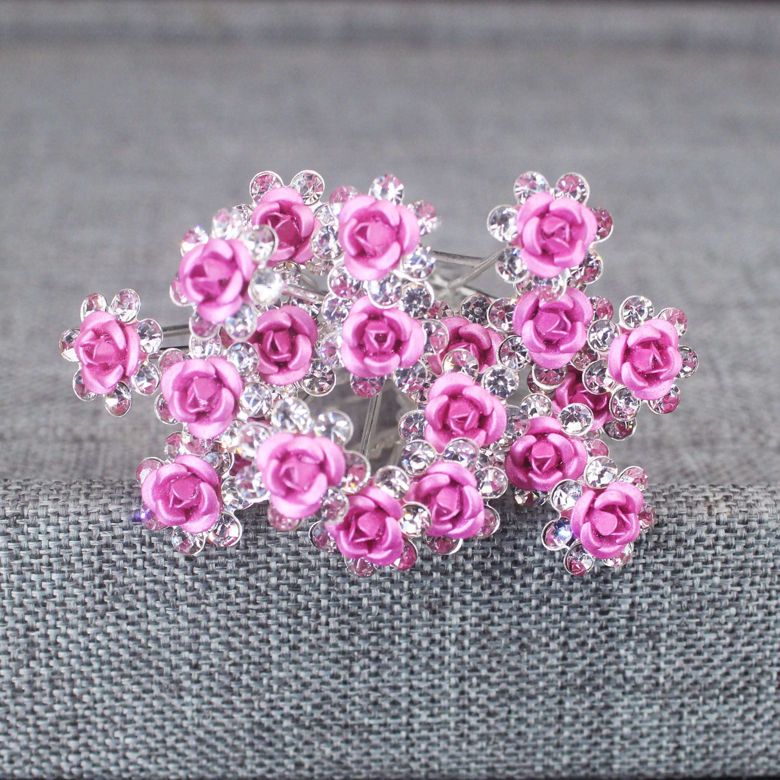 20PCS Rose Flower Rhinestone H - Event Suppliers のレビューと価格