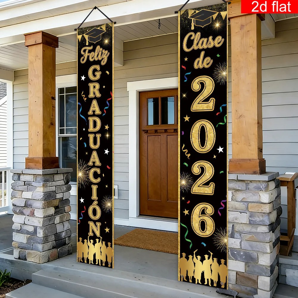 Feliz Graduacion Class of 2026 - Party Banner Gold のレビューと価格