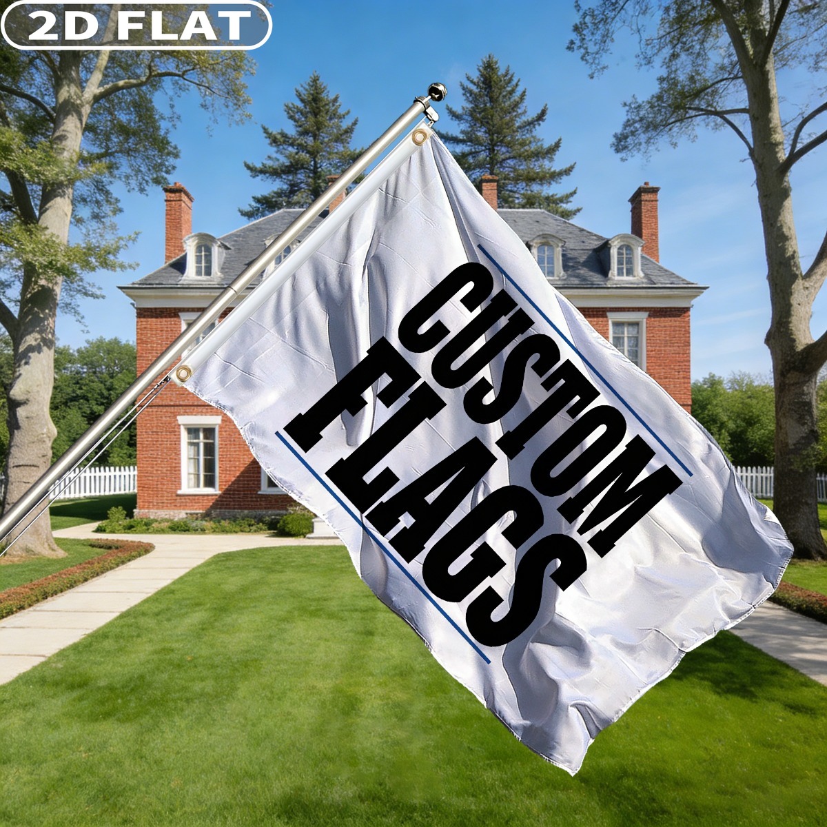 1pc Custom Flag with Image/Log - Event & Party Supply Photos のレビューと価格