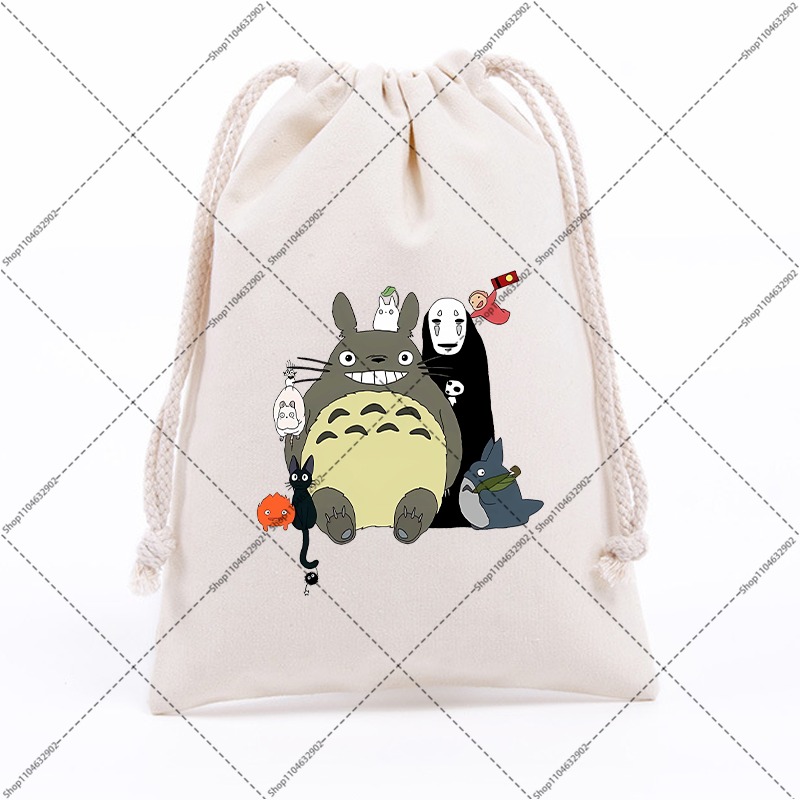 Totoro Cotton Cute Drawstring  - Party Favor Bag のレビューと価格