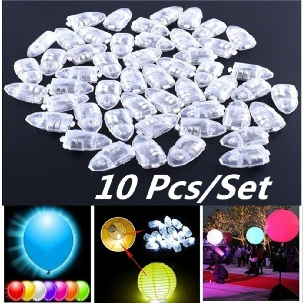 10 Pcs/set LED Balloon Lamp De - Led Balloon Light のレビューと価格