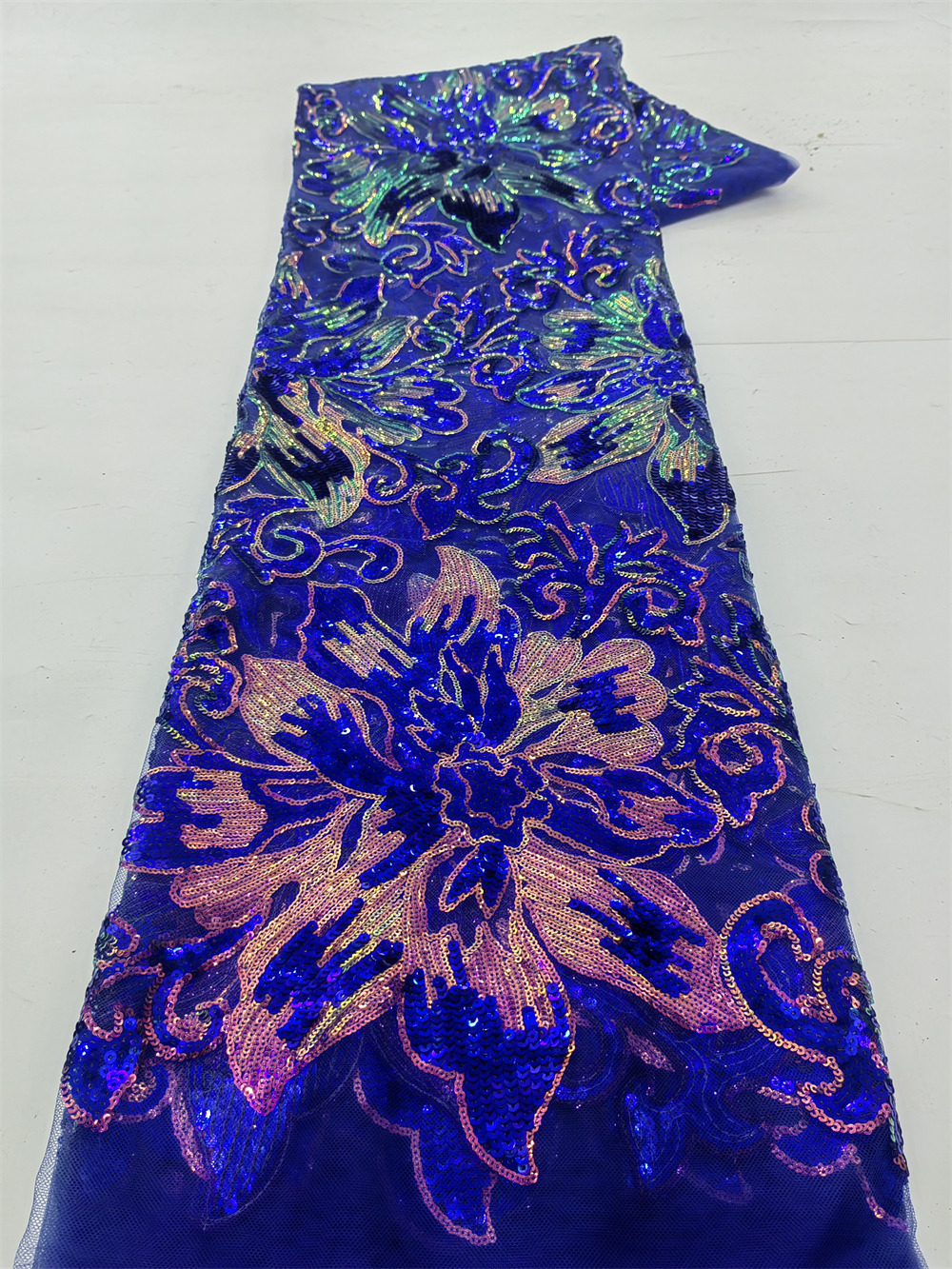 African Sequins Net Lace Fabri - Glitter Tablecloth のレビューと価格