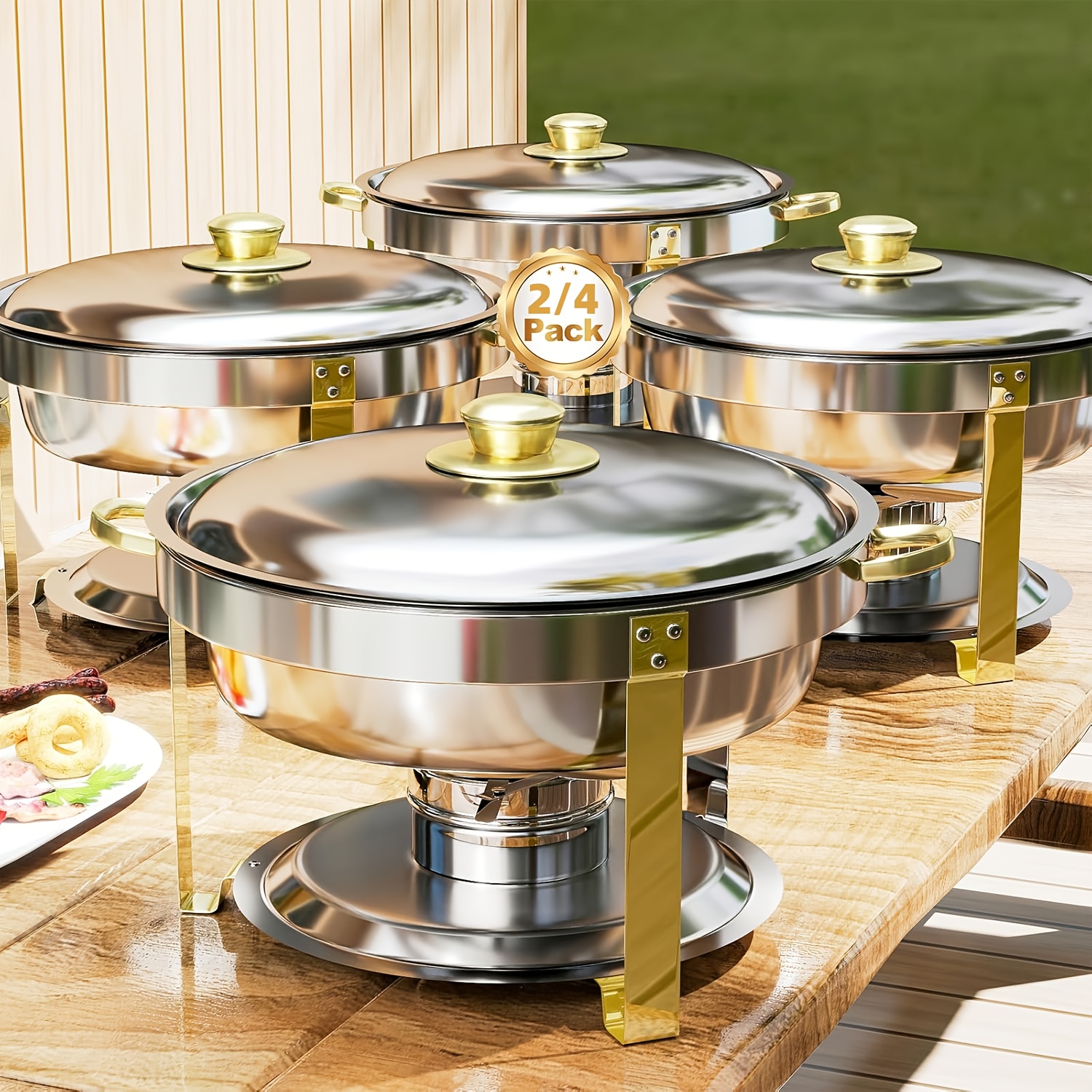 6/9QT Chafing Dishes For Buffe - Event & Party Supply Photos のレビューと価格