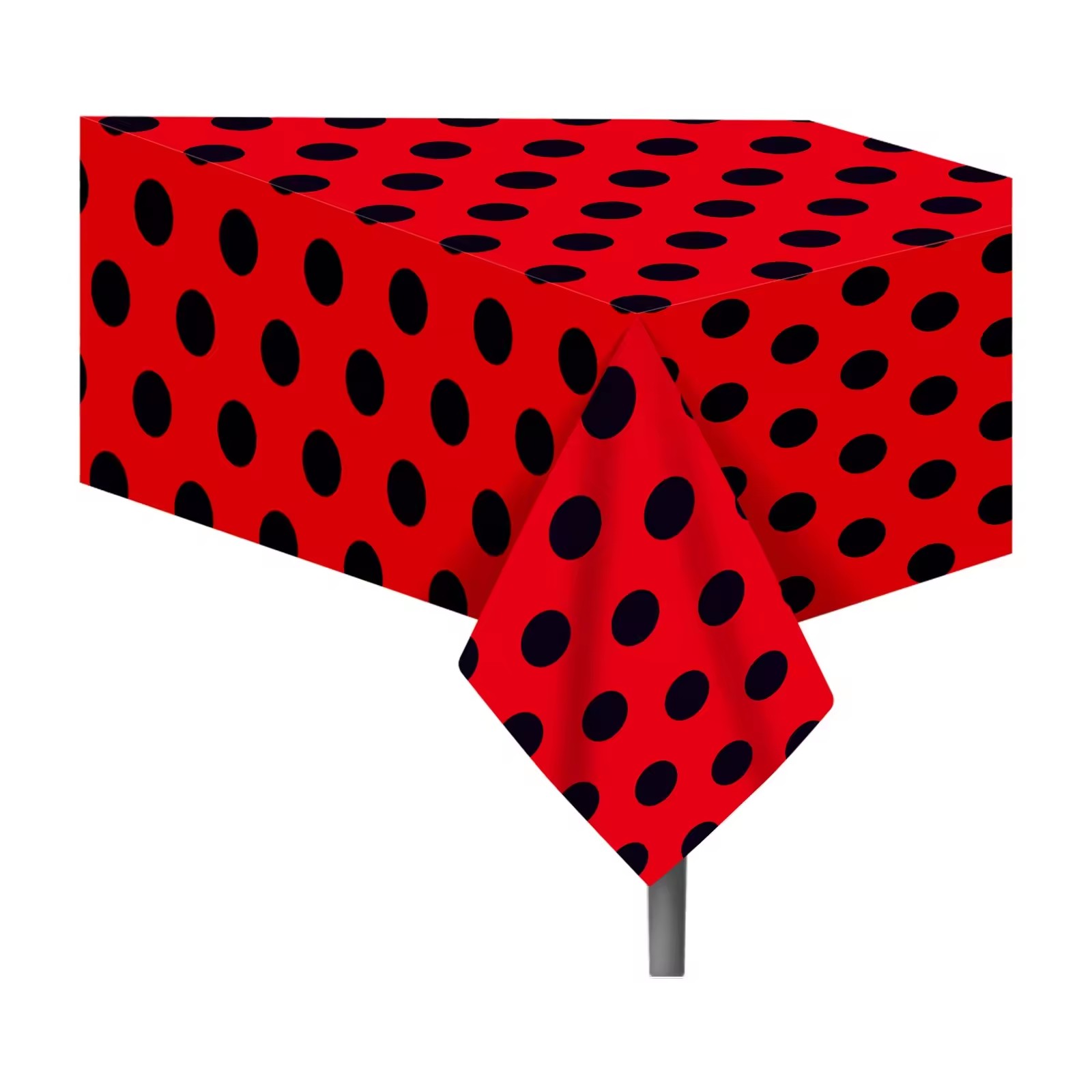130*220cm Red Dots Ladybug Dis - Table Cloth Disposable のレビューと価格