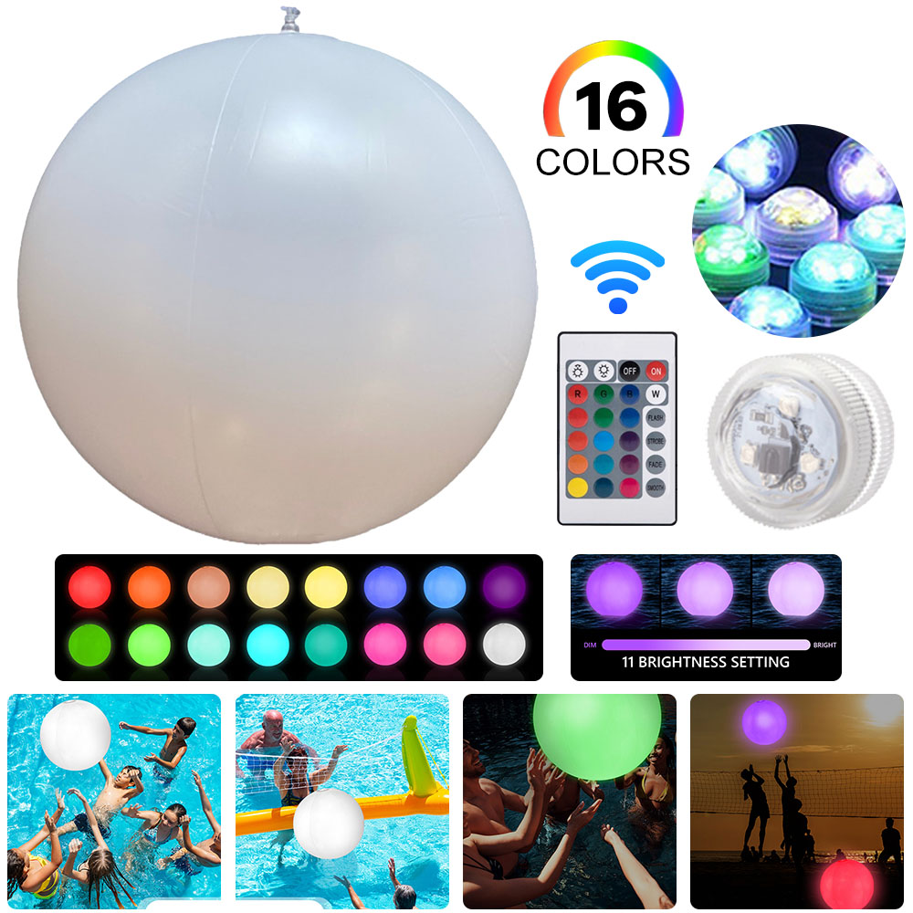 40/60CM Luminous Beach Ball Li - Led Balloon Light のレビューと価格