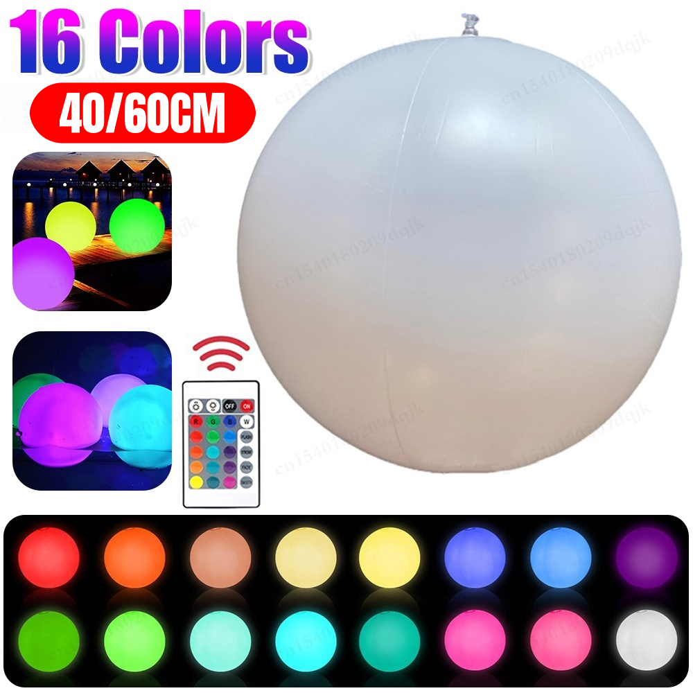 40/60CM Luminous Beach Ball Li - Led Balloon Light のレビューと価格