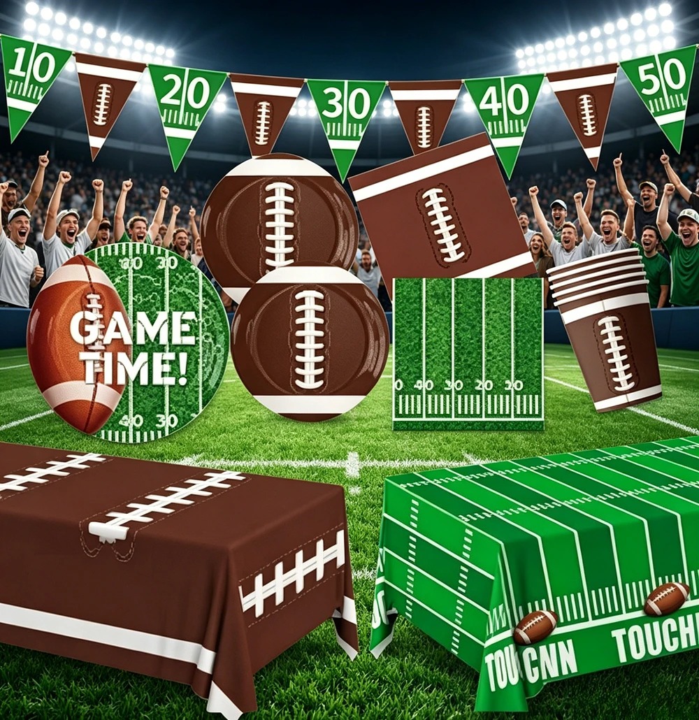 American Football Super Bowl P - Table Cloth Disposable のレビューと価格